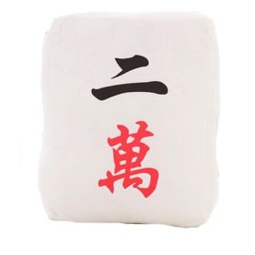 Cute Mahjong Small Plush Stuffed Toy Sofa Bed Decorative Throw Pillow Cushion; 2 Wan - Default