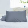 Polyester Knit Waterproof and Stain-Proof Pillowcase - Dark gray - 47*74-2