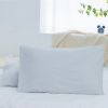 Polyester Knit Waterproof and Stain-Proof Pillowcase - Light gray - 50*70-3