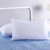 Polyester Knit Waterproof and Stain-Proof Pillowcase - White - 50*70(pairs)