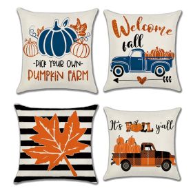 Farmhouse Cushion Case for Sofa Couch Set of 4 - SET 4