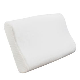 19.7x11.8x3/4" Memory Cotton High And Low Profile Pillow - as pictures