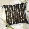 [Brown Wave] Decorative Pillow Cushion / Floor Cushion (23.6 by 23.6 inches) - BETTINO-FJ-020