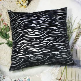 [Black White Flame] Decorative Pillow Cushion / Floor Cushion (23.6 by 23.6 inches) - BETTINO-FJ-008