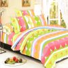 Blancho Bedding - [Colorful Days] 100% Cotton 4PC Duvet Cover set (King Size)(Comforter not included) - BLANCHOMF01054-4