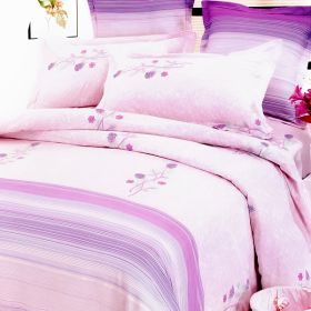 Blancho Bedding - [Paris Spring] 100% Cotton 4PC Duvet Cover Set (King Size)(Comforter not included) - BLANCHOMH01016-4