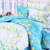 Blancho Bedding - [Blooming Orchid] 100% Cotton 4PC Duvet Cover Set (King Size)(Comforter not included) - BLANCHOMH01001-4