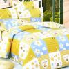 Blancho Bedding - [Yellow Countryside] 100% Cotton 4PC Duvet Cover Set (Full Size)(Comforter not included) - BLANCHOMH01020-2