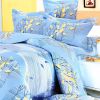 Blancho Bedding - [Tender Blue] 100% Cotton 4PC Duvet Cover Set (Full Size)(Comforter not included) - BLANCHOMH01029-2