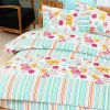 Blancho Bedding - [Blooming Flowers] 100% Cotton 4PC Duvet Cover Set (Queen Size)(Comforter not included) - BLANCHODDX01015-3