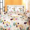 Blancho Bedding - [Peony in Spring] 100% Cotton 4PC Duvet Cover Set (Queen Size)(Comforter not included) - BLANCHOHM01007-3