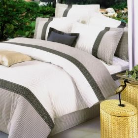 Blancho Bedding - [Elegance] 100% Cotton 3PC Duvet Cover Set (Twin Size)(Comforter not included) (Comforter not included)(Comforter not included) - BL