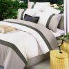 Blancho Bedding - [Elegance] 100% Cotton 4PC Duvet Cover Set (King Size)(Comforter not included) (Comforter not included)(Comforter not included) - BL