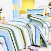 Blancho Bedding - [Cool Summer Tea] 100% Cotton 3PC Duvet Cover Set (Twin Size)(Comforter not included) - BLANCHOHM01006-1