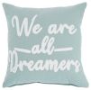 Ashley Dreamers Light Green/White Casual Pillow (Set of 4) A1000985 - as Pic