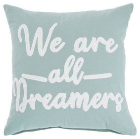 Ashley Dreamers Light Green/White Casual Pillow (Set of 4) A1000985 - as Pic