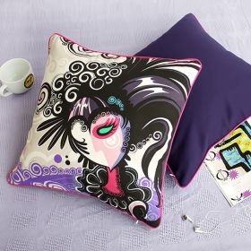 [Magician] Cotton Decorative Pillow Cushion / Floor Cushion (19.7 by 19.7 inches) - ONITIVA-DP003