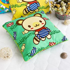 [Green Candy Bear] Decorative Pillow Cushion / Floor Cushion (15.8 by 15.8 inches) - BN-DP002