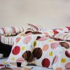 Blancho Bedding - [Colorful Bubbles] 100% Cotton 4PC Comforter Cover/Duvet Cover Combo (Full Size) - BLANCHOMF01066-2