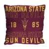 Arizona State OFFICIAL NCAA "Stacked" Woven Pillow; 20" x 20" - 1COL/13002/0086/RET