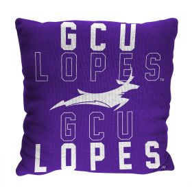 Grand Canyon U OFFICIAL NCAA "Stacked" Woven Pillow; 20" x 20" - 1COL/13002/1264/RET