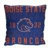 Boise State OFFICIAL NCAA "Stacked" Woven Pillow; 20" x 20" - 1COL/13002/0093/RET