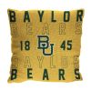 Baylor OFFICIAL NCAA "Stacked" Woven Pillow; 20" x 20" - 1COL/13002/0124/RET