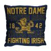 Notre Dame OFFICIAL NCAA "Stacked" Woven Pillow; 20" x 20" - 1COL/13002/0010/RET