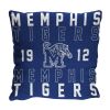 Memphis OFFICIAL NCAA "Stacked" Woven Pillow; 20" x 20" - 1COL/13002/0049/RET