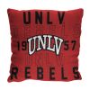 UNLV OFFICIAL NCAA "Stacked" Woven Pillow; 20" x 20" - 1COL/13002/0109/RET