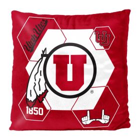 Utah OFFICIAL NHL "Connector" Double Sided Velvet Pillow; 16" x 16" - 1COL/23500/0005/RET