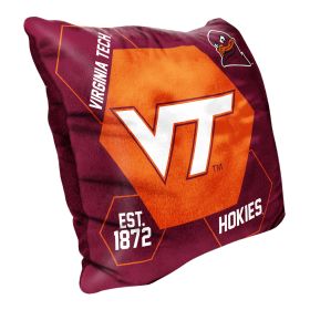 Virignia Tech OFFICIAL NHL "Connector" Double Sided Velvet Pillow; 16" x 16" - 1COL/23500/0075/RET