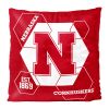 Nebraska OFFICIAL NHL "Connector" Double Sided Velvet Pillow; 16" x 16" - 1COL/23500/0006/RET