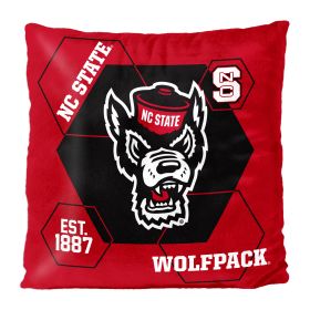 NC State OFFICIAL NHL "Connector" Double Sided Velvet Pillow; 16" x 16" - 1COL/23500/0080/RET