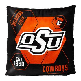 Oklahoma State OFFICIAL NHL "Connector" Double Sided Velvet Pillow; 16" x 16" - 1COL/23500/0013/RET