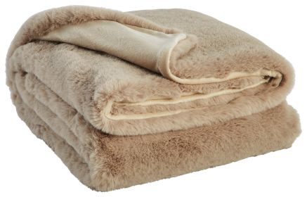 Ashley Gariland Taupe Contemporary Throw (Set of 3) A1000912 - as Pic