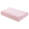 Contour Memory Foam Pillow Orthopaedic Head Neck Back Support Pillow with Cover, 1/2 Pack - Pink - 1