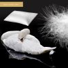 Luxury Bed Pillow Soft Goose Down Feather Pillow for Sleeping Home Hotel Use Queen Size - White