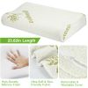 Bamboo Memory Foam Sleep Pillow Contoured Cervical Orthopedic Pillow Neck Support Breath Pillow - Large