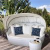 BAHAMA BREEZE Navy Indoor/Outdoor Pillow - Sewn Closure - as pic