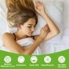 Bamboo Memory Foam Pillow Hypoallergenic Bed Pillow With Washable Cover [King Size] - White