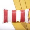 TALE Adirondack Chair Backyard Furniture Painted Seat Pillow  - red