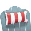 TALE Adirondack Chair Backyard Furniture Painted Seat Pillow Red; Banned from selling on Amazon - default