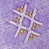 Moroccan Handwoven Cactus Silk Lumbar Pillow 14 x 36 Embroidered cushion - Violet