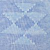 Moroccan Handwoven Cactus Silk Lumbar Pillow 14 x 36 Embroidered cushion - Dark Blue