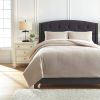 Ashley Mayda Beige Casual 3-Piece King Comforter Set Q782003K - as Pic