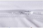 Polyester Knit Waterproof and Stain-Proof Pillowcase - White - 50*70