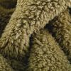 Oversided Sherpa Throw; 60&quot; x 72&quot; Olive (2 Pack Set of 2) - as Pic