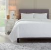 Ryter Queen/Full Coverlet Set Q721002Q White Casual master top of bed - as Pic