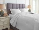 Ashley Maurilio White Casual 3-Piece Queen Comforter Set Q781003Q - as Pic